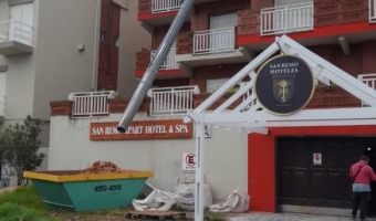 LA MUNICIPALIDAD PARALIZ UNA OBRA SIN PERMISO EN UN HOTEL
